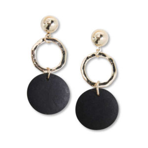 Great-Finds-Parker-Products-K&K Interiors-black-and-gold-drop-earring