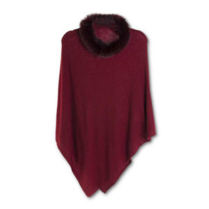 Great-Finds-Parker-Products-K&K Interiors-burgundy-poncho-w-burgundy-fur-collar