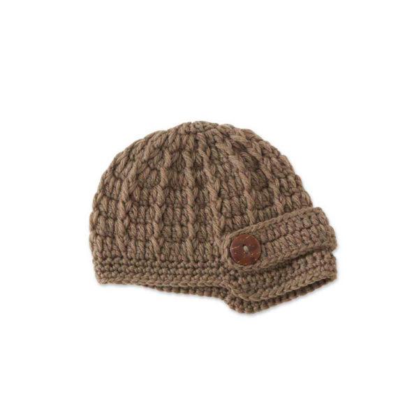 Great-Finds-Parker-Products-K&K Interiors-handmade-brown-newsboy-hat
