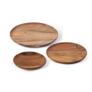 Great-Finds-Parker-Products-K&K Interiors-set-of-3-carved-round-wood-trays