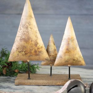 Great-Finds-Parker-Products-Kalalou-three-antique-gold-christmas-trees-on-a-wooden-base-00